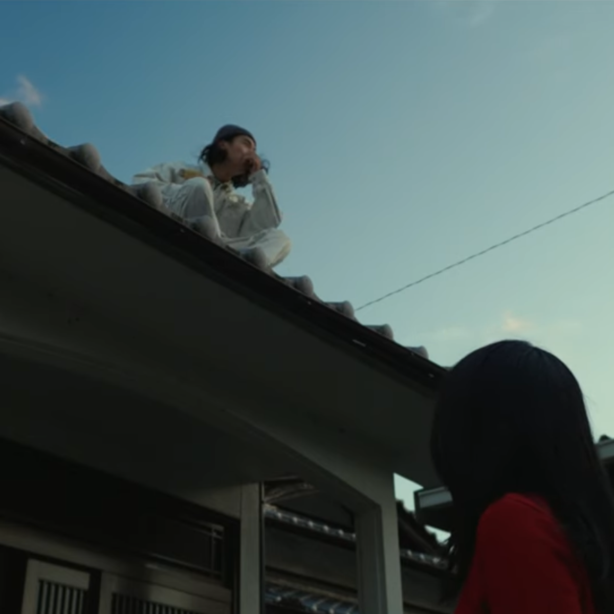 映画「ゆるり、どんどん、まわりみち」の撮影風景